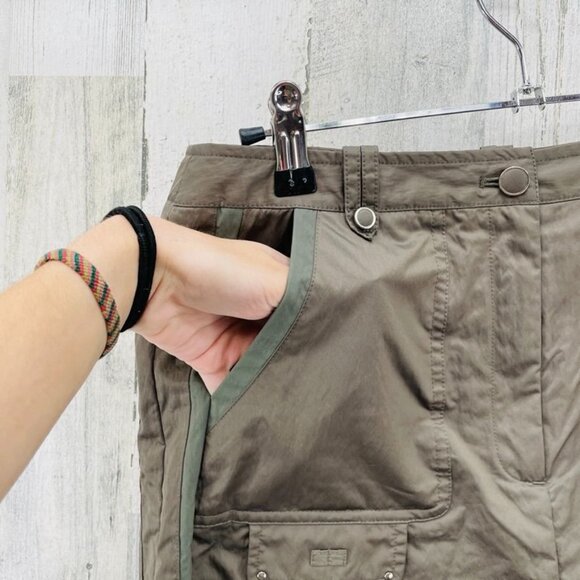 DKNY GOLF Skort‎ Womens 6 Brown Polyester Nylon Blend Pockets Pleated Front - Picture 3 of 7